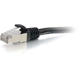 C2G-8ft Cat6 Snagless Shielded (STP) Network Patch Cable - Black - Category 6 for Network Device - RJ-45 Male - RJ-45 Male - Shielded - 8ft - Black