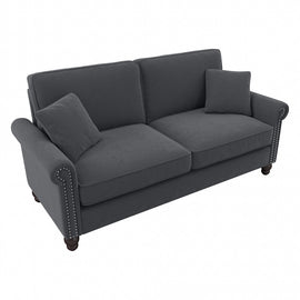 Bush Furniture Coventry 73inW Sofa, Dark Gray, Standard Delivery