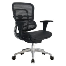 Load image into Gallery viewer, WorkPro 12000 Series Ergonomic Mesh/Mesh Mid-Back Chair, Black/Black, BIFMA Compliant
