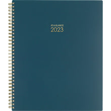Load image into Gallery viewer, 2023-2024 AT-A-GLANCE Harmony RY Weekly Monthly Planner, Teal, Large, 8 1/2in x 11in