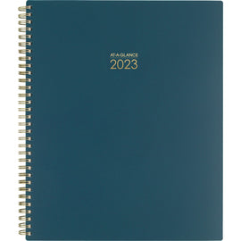 2023-2024 AT-A-GLANCE Harmony RY Weekly Monthly Planner, Teal, Large, 8 1/2in x 11in