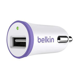 Belkin BOOST UP Car Charger - Car power adapter - 12 Watt - 2.4 A (USB) - purple