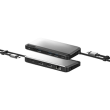 Load image into Gallery viewer, Alogic USB-C Dual Display Dock - MX2 Lite DisplayPort Edition - for Monitor/Notebook/Smartphone/Keyboard/Mouse/Headset/Flash Drive - Memory Card Reader - SD, microSD - 85 W - USB Type C - 2 Displays Supported - 4K - 3840 x 2160 - USB Type-A