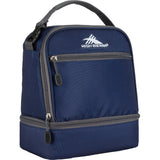 High Sierra Stacked Compartment Lunch Box, 9-7/16in x 8-1/8in x 5-5/16in, Navy