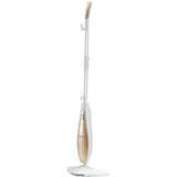 SALAV STM-402 Steam Mop with LED - 1100 W Motor - 14.40 fl oz Water Tank Capacity - Mop Pad, Carpet Glider - Carpet, Wooden Floor, Laminate Floor, Tile Floor - 16.40 ft Cable Length - AC Supply - 120 V AC - Gold