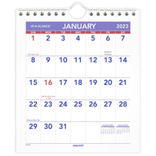 Load image into Gallery viewer, AT-A-GLANCE Mini Monthly 2023 RY Wall Calendar, Small, 6 1/2in x 7 1/2in