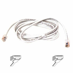Belkin Cat6 Cable - RJ-45 Male - RJ-45 Male - 5ft - White
