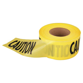 Empire Economy Caution Barricade Tape, 3in x 1000 ft, Yellow/Black