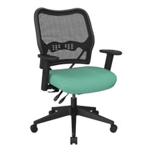 Load image into Gallery viewer, Office Star Deluxe Ergonomic Fabric AirGrid Back Executive Office Chair, Jade