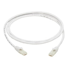 Load image into Gallery viewer, Tripp Lite Safe-IT Cat6a Ethernet Cable Antibacterial Snagless 10G M/M 5ft  - 10 Gbit/s - Gold Plated Contact - CMX - 24 AWG - White