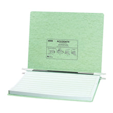 Load image into Gallery viewer, Wilson Jones Presstex Data Binder With Storage Hooks, 60% Recycled, Light Green