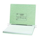Wilson Jones Presstex Data Binder With Storage Hooks, 60% Recycled, Light Green