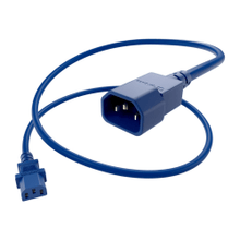 Load image into Gallery viewer, UNC Group - Power cable - power IEC 60320 C13 to IEC 60320 C14 - 250 V - 10 A - 10 ft - blue