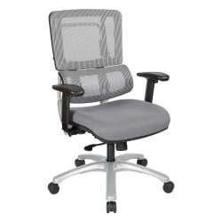 Pro-Line II Pro X996 Vertical Mesh High-Back Chair, Gray/Dove Steel/Silver