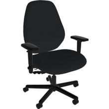 Load image into Gallery viewer, Sitmatic Goodfit Big And Tall Ergonomic Fabric High-Back Chair, Black