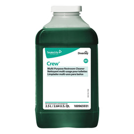Diversey Crew Multipurpose Restroom Cleaners, Citrus Scent, 84.4 Oz Bottle, Case Of 2