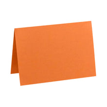 Load image into Gallery viewer, LUX Folded Cards, A9, 5 1/2in x 8 1/2in, Mandarin Orange, Pack Of 1,000