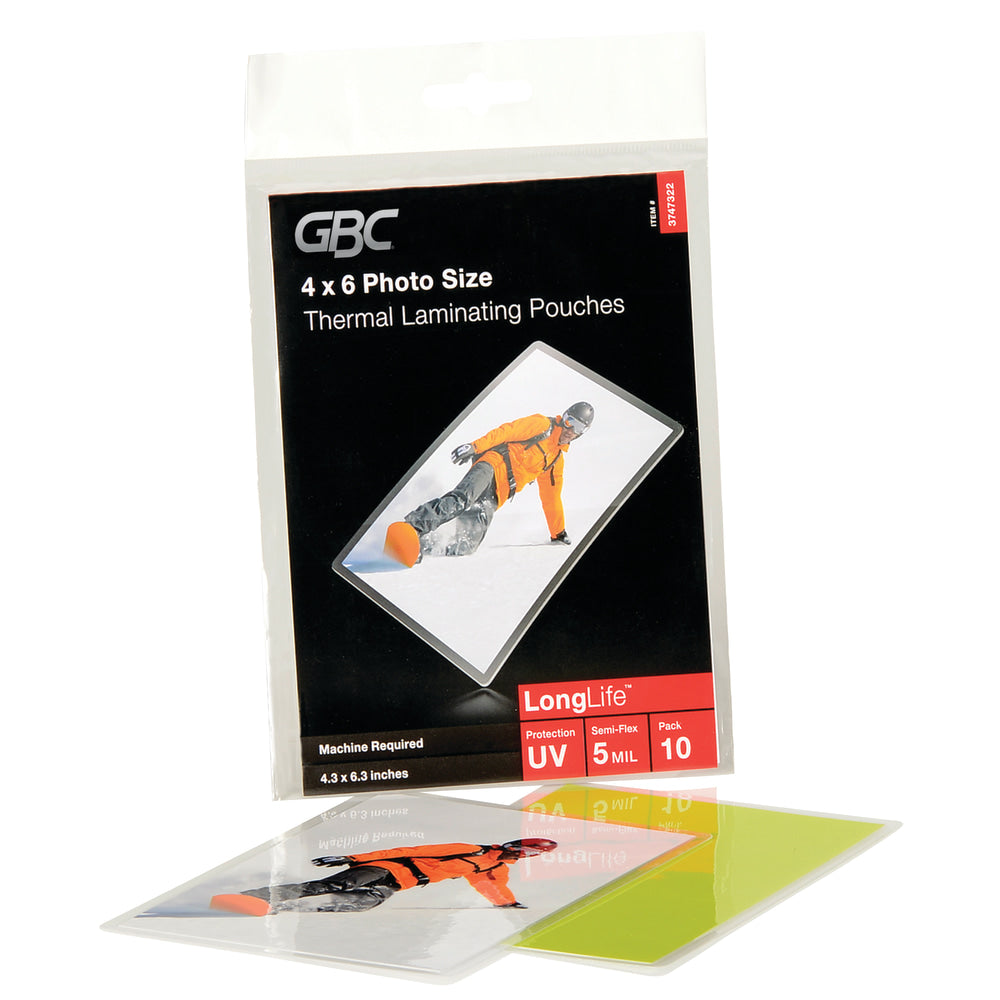 Swingline GBC LongLife Thermal Laminating Pouches