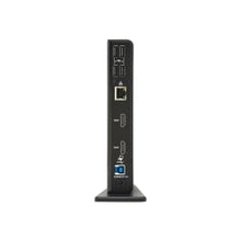 Load image into Gallery viewer, Tripp Lite U442-DOCK22-B Docking Station - for Notebook/Tablet/Smartphone - USB Type C, USB Type-A - 2 Displays Supported - 2560 x 1440, 1920 x 1200 - 4 x USB 2.0 - 6 x USB Type-A Ports - USB Type-A - USB Type-C - Network (RJ-45) - HDMI - Black