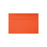 LUX Booklet 6in x 9in Envelopes, Gummed Seal, Tangerine, Pack Of 50