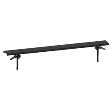 Load image into Gallery viewer, BLACK+DECKER Metal TV Topper Shelf, Large, Black