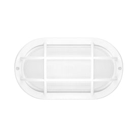 Euri EOL LED Bulkhead Fixture, 434 Lumens, 6.2 Watts, 5000K, White, 1 Each