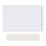 Office Depot Brand Super-Scan Press-On Vinyl Envelopes, 5in x 7in, Clear, Pack Of 50 Envelopes