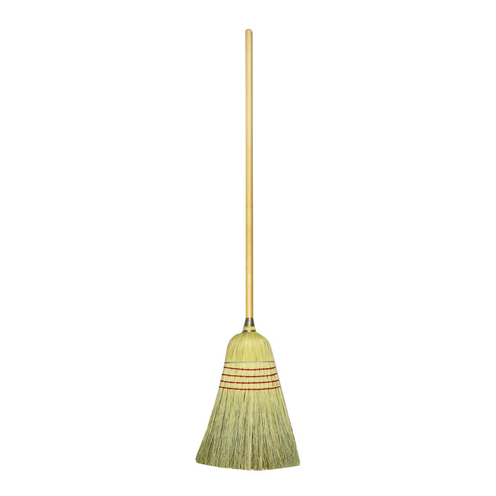 S.M. Arnold Small Brooms, 30in, Tan, Pack Of 3
