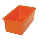 Stowaway Tray Without Lid, Medium Size, Orange, Pack Of 5