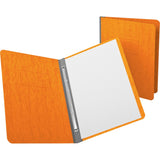 Oxford Pressguard Report Cover With 2 Fasteners, 3in Folder Capacity,  30% Recycled, 8 1/2in x 11in, Tangerine