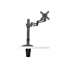 Load image into Gallery viewer, Tripp Lite Display LCD Flex Arm Desk Mount Monitor Stand Clamp 13in to 27in EA - Mounting kit (desk clamp mount, pole, bracket adapter, base plate) for LCD / plasma panel (full-motion) - steel - black - screen size: 13in-27in - desktop