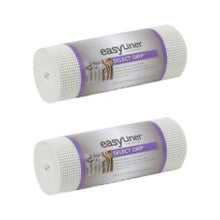 Load image into Gallery viewer, Duck Brand 1344559 Select Grip EasyLiner Non-Adhesive Shelf And Drawer Liner, 12in x 20ft, White, Pack Of 2 Rolls