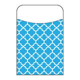 TREND Moroccan Terrific Pockets, 3in x 5in, Blue, Pack Of 250 Pockets