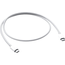 Load image into Gallery viewer, Apple Thunderbolt 3 (USB-C) Cable (0.8 m) - 2.62 ft Thunderbolt 3 Data Transfer Cable for Hard Drive, MacBook, iMac - First End: 1 x USB Type C - Male - Second End: 1 x USB Type C - Male - 40 Gbit/s - White