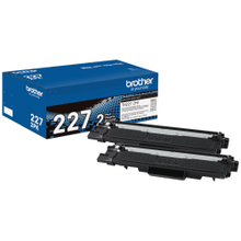Load image into Gallery viewer, Brother TN-227 Black High Yield Toner Cartridges, Pack Of 2, TN-227BK