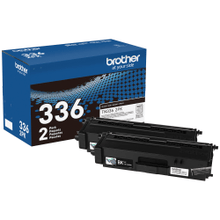 Load image into Gallery viewer, Brother TN-336 Black High Yield Toner Cartridges, Pack Of 2, TN-336BK