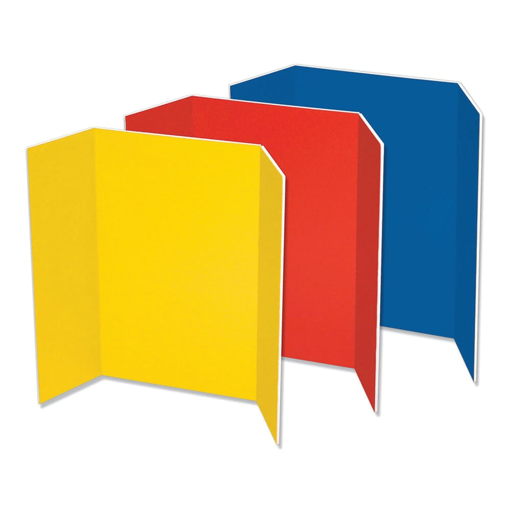 Pacon Foam Presentation Board, 3 Assorted Colors, 48in x 36in, Carton of 6