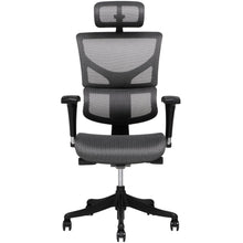 Load image into Gallery viewer, X-Chair X1 Ergonomic Mesh High-Back Task Chair With Headrest, Gray
