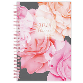 2024 Blue Sky Joselyn Weekly/Monthly Planning Calendar, 5in x 8in, Pink, January to December 2024, 110396