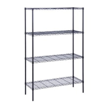 Load image into Gallery viewer, Honey-Can-Do Steel Adjustable Heavy-Duty Shelving Unit, 4-Tier, 72inH x 48inW x 18inD, Black