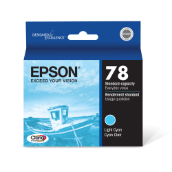 Epson 78 Claria Light Cyan Ink Cartridge, T078520