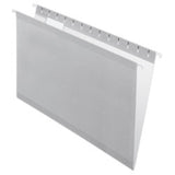 Pendaflex Premium Reinforced Color Hanging File Folders, Legal Size, Gray, Pack Of 25 Folders