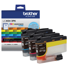 Load image into Gallery viewer, Brother LC4043PKS INKvestment Cyan, Magenta, Yellow Ink Tanks, Pack Of 3