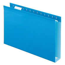 Load image into Gallery viewer, Oxford Extra-Capacity Box-Bottom Hanging Folders, Legal Size, Blue, Box Of 25