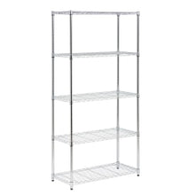 Load image into Gallery viewer, Honey-Can-Do Urban Steel Adjustable Industrial Shelving Unit, 5-Tier, Chrome
