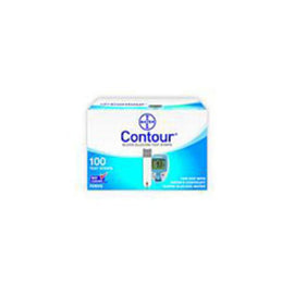 Bayer Contour Blood Glucose Test Strips, Box Of 100