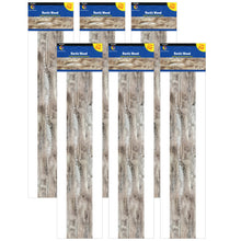Load image into Gallery viewer, Creative Teaching Press Borders, 2-3/4in x 35in, Rustic Wood, 72 Borders Per Pack, Set Of 6 Packs