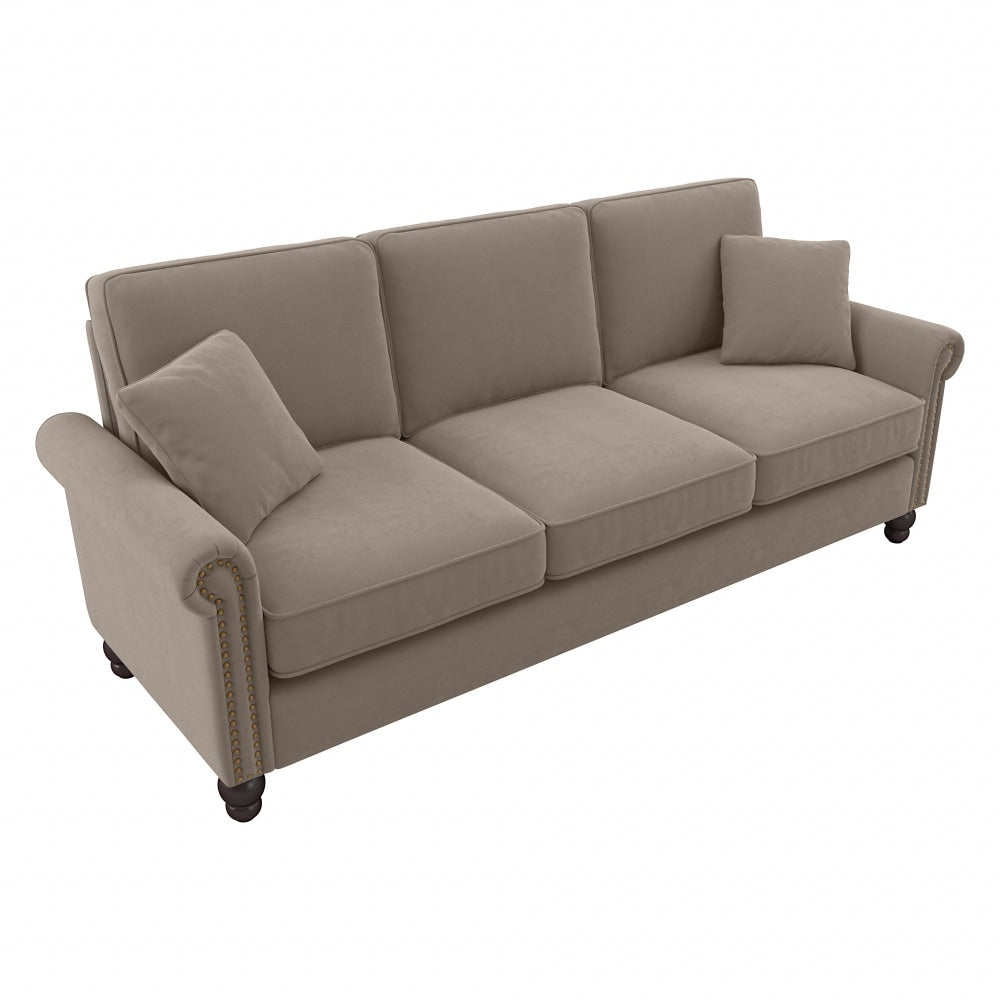 Bush Furniture Coventry 85inW Sofa, Tan, Standard Delivery