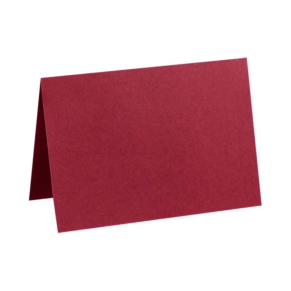 LUX Folded Cards, A1, 3 1/2in x 4 7/8in, Garnet Red, Pack Of 250
