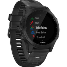 Load image into Gallery viewer, Garmin Forerunner 945 GPS Watch - Wrist - Bluetooth - Wireless LAN - GPS - 336 Hour - Round - Black - Glass